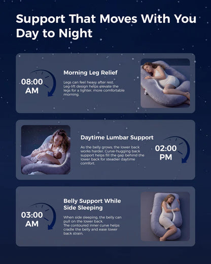 U-Shaped Full Body Pregnancy Pillow